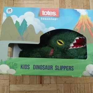 Totes Kids Dino slippers